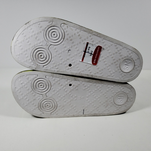 Steve Madden Women's Sofi Printed Slide Sandals Green - Picture 2 of 3